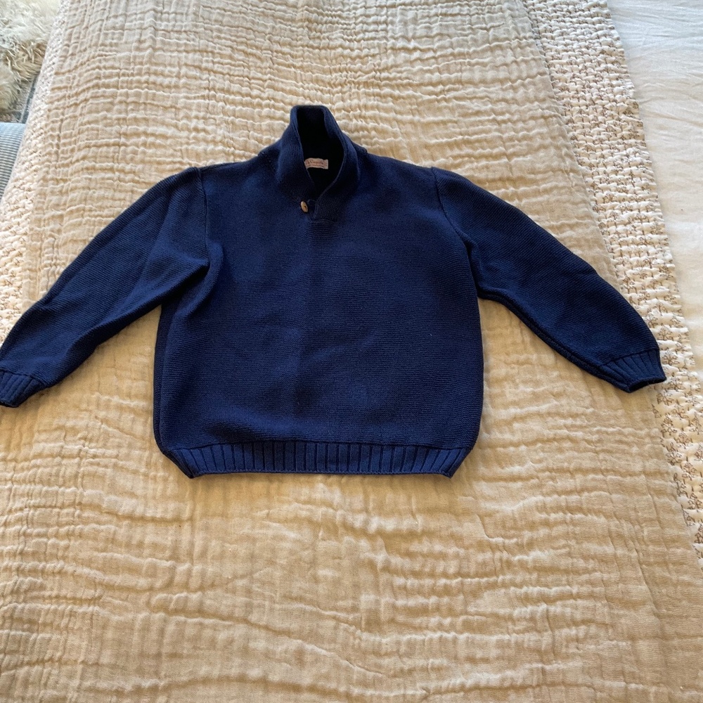La Coqueta Navy Blue Pullover Sweater